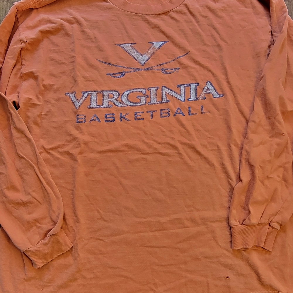 Vintage Virginia Cavaliers Basketball College Long sleeve t-shirt men's XL